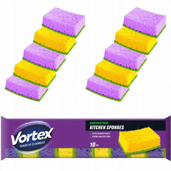 vortex gąbki kuchenne 10 szt. zdjęcie 13