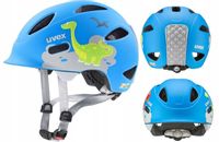 Kask dziecięcy rowerowy UVEX OYO STYLE Dino blue 50-54 cm