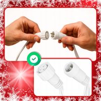 SOPLE 500 LED LAMPKI MULTIKOLOR + FLASH 23m GIRLANDA Świąteczna Kurtyna