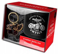 KUBEK DLA MOTYCYKLISTY HOBBY Z BRELOCZKIEM MOTOR