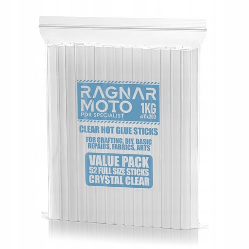 Mocny klej do pistoletu na gorąco wkłady 11mm ~52 laski termotopliwy na Arena.pl