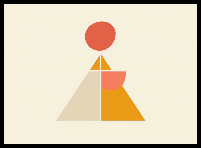 Plakat 55x40cm Piramida Równowagi zdjęcie 2