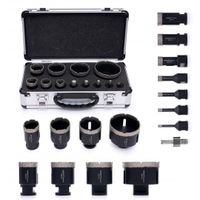 Zestaw Otwornic Diamentowych Kraft&Dele 12 sztuk 6-68 mm