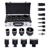 Zestaw Otwornic Diamentowych Kraft&Dele 12 sztuk 6-68 mm