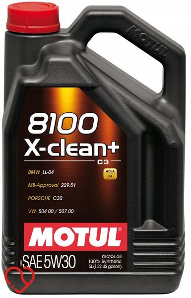 MOTUL 8100 x-clean+ C3 5W30 5L zdjęcie 1