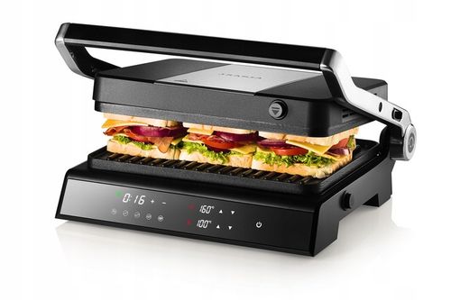 GRILL ELEKTRYCZNY Z REGULACJĄ TEMPERATURY 5 PROGRAMÓW ROZKŁADANY LED na Arena.pl