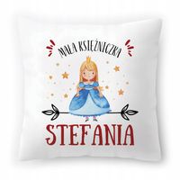 Poduszka Biała 40X40 Cm Dla Stefanii Córki Dziecka Z Nadrukiem Ze Zdjęciem