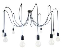 LAMPA WISZĄCA PAJĄK 9 czarny lub w dowolnej kolorystyce i rozmiarze