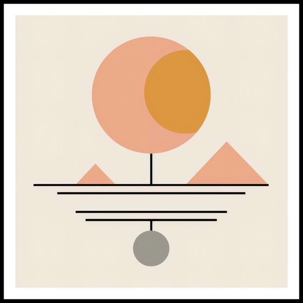 Plakat 70x70cm Geometryczna Utopia zdjęcie 3