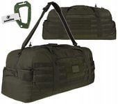 Torba Turystyczna Sportowa Mil-Tec US Combat Cargo L 105L Olive + Gratis
