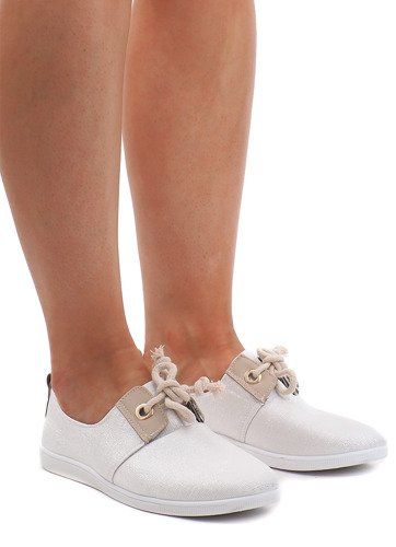 SZNUROWANE TRAMPKI VT80-3 SILVER 39 na Arena.pl