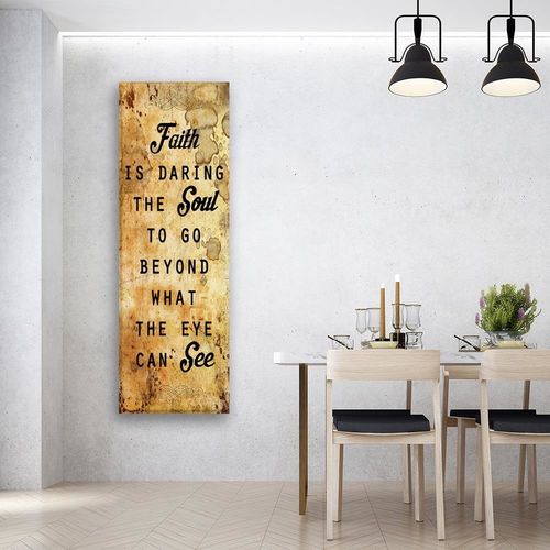 Obraz na płótnie - Canvas, Angielski cytat 30x90 na Arena.pl