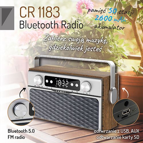 Emaga CR 1183 Radio z Bluetooth na Arena.pl