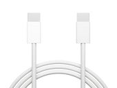 Przyłącze USB-C - USB-C 1,0m białe plecionka