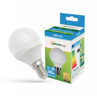 Żarówka LED kulka E14 230V 6W zimna CW WOJ13023 SPECTRUM