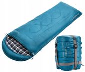 TIMBER Śpiwór Turystyczny Kempingowy Ciepły Pod Namiot 220x80cm + Pokrowiec