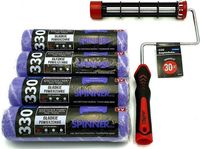 ZESTAW BLUE DOLPHIN SERIA 330 4x Wałek Spinner 25cm 9mm Uchwyt dr25