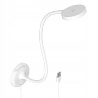 Lampka LED Nocna Ściemniana Biurkowa 3 Barwy do Czytania Zasilana Przez USB