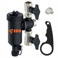 FILTR MAGNETYCZNY SEPARATOR ZANIECZYSZCZEŃ IBO 1'' IBF DN25 KLUCZ ZAWORY