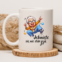 CHAMSKI KUBEK BEZ CENZURY | ŚMIESZNY PREZENT | DO PRACY BIURA DOMU | 330 ml