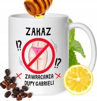 Kubek Dla Gabrieli Koleżanki Przyjaciółki Prezent Z Nadrukiem Biały 330Ml