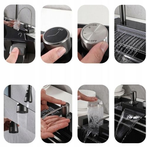 ZLEWOZMYWAK CYFROWY ZLEW KUCHENNY JEDNOKOMOROWY ZE STALI +GRATIS na Arena.pl