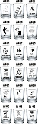 Szklanka WHISKY prezent na święta mikołajki grawer na Arena.pl