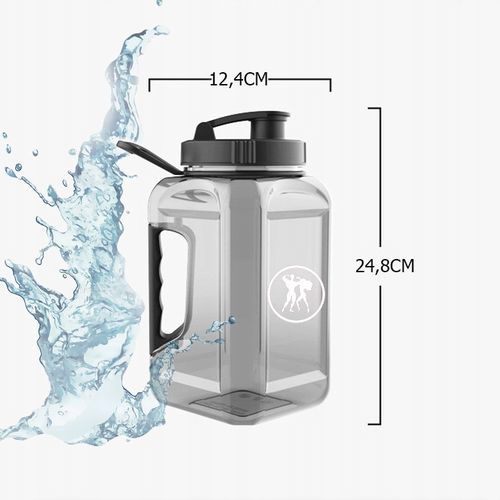 HERKULES Water Jug Kanister 2,4l Z USTNIKIEM BUTLA NA WODĘ BIDON SIŁOWNIA na Arena.pl