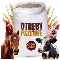 OTRĘBY PSZENNE PASZOWE KARMA PASZA DLA DROBIU KUR NIOSEK BYDŁA ŚWIŃ KONI