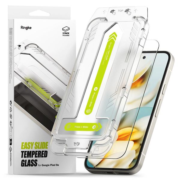 szkło hartowane ringke easy slide 2-pack google pixel 9a clear zdjęcie 1