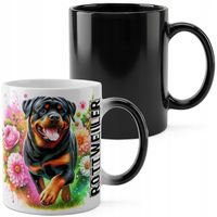 KUBEK MAGICZNY 330ML DRUK - PIES PSY PIESEK RASA ROTTWEILER