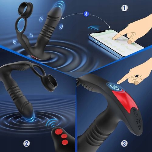 Zdalnie sterowany masażer prostaty z APP Sowiody na Arena.pl