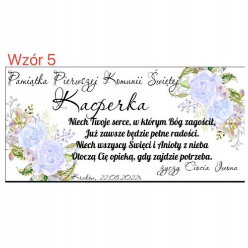 Personalizowane pudełko na banknoty prezent komuni na Arena.pl