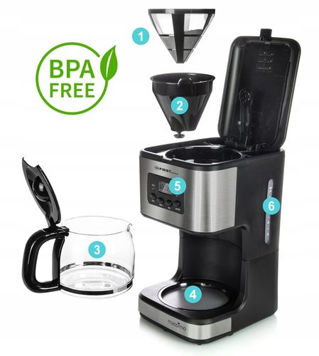 Ekspres do kawy przelewowy PROGRAMATOR FIRST 900W First Austria na Arena.pl