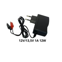 Battery charger 12V/13,5V 1A 12W (Krokodylki) ładowarka do akumulatorów AGM
