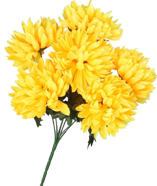 SZTUCZNE KWIATY JAK ŻYWE CHRYZANTEMA BUKIET DUŻY zdjęcie 3