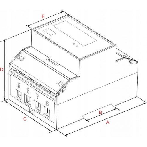 LICZNIK ENERGII SDM630MCT TRÓJFAZOWY MODBUS RTU LCD RS485 5A na Arena.pl