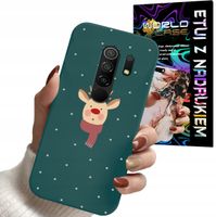 ETUI CASE DO XIAOMI REDMI 9 - ŚWIĄTECZNE WZORY RENIFER MIKOŁAJ PREZENT