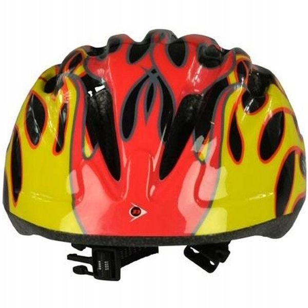 KASK ROWEROWY DZIECIĘCY REGULOWANY DUNLOP R. (48-52CM ) - FIRE zdjęcie 2