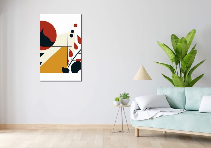 Obraz 60x100cm Ogień i Flora zdjęcie 2