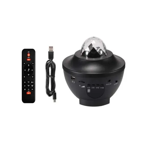 Projektor gwiazd lampka nocna głośnik bluetooth led rgb + pilot na Arena.pl