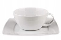 FILIŻANKA SPODEK LUBIANA VICTORIA BIAŁY 0000 280 ML