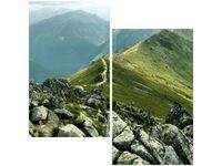 60X60CM GŁÓWNA GRAŃ TATR STOPAMI DWU OBRAZ ŚCIAN