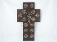 krzyż - droga krzyżowa/monety  26cm