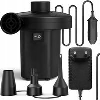 Pompka elektryczna SAMOCHODOWA TURYSTYCZNA DO AUTA i SIECI MATERACY PIŁKI