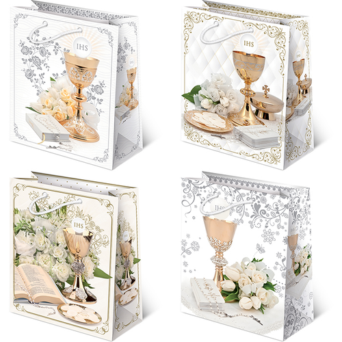 torebki ozdobne 10szt.  XL set K5 Komunia Kielichy 30 x 36,5 x 13 cm na Arena.pl