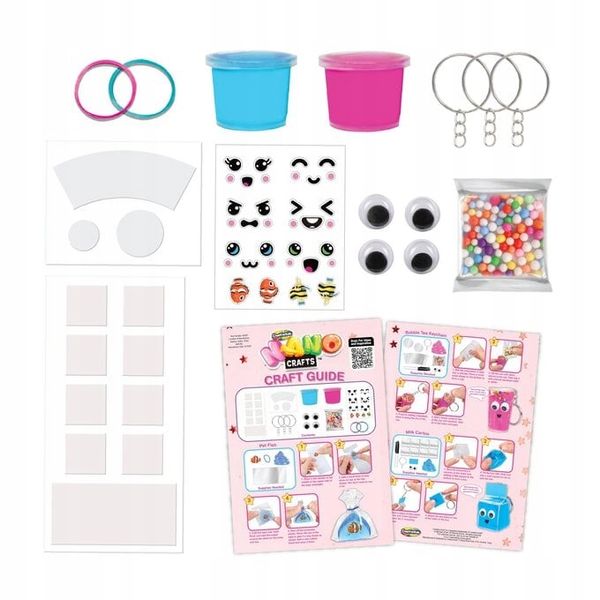 Taśma Nano Craft Breloczki Zestaw Do Tworzenia KEYCHAIN SQUISHY KIT 26 el. zdjęcie 3