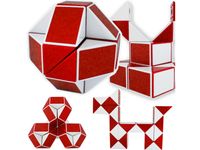 Układanka magiczny wąż łamigłówka kostka kostka czerwona