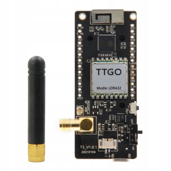ESP32 LilyGO TTGO V2.1_1.6 LoRa32 Paxcounter LoRa SX1278 433MHz OLED WiFi B zdjęcie 6