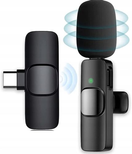 Bezprzewodowy Mikrofon Krawatowy na USB C PULUZ PU3082B na Arena.pl